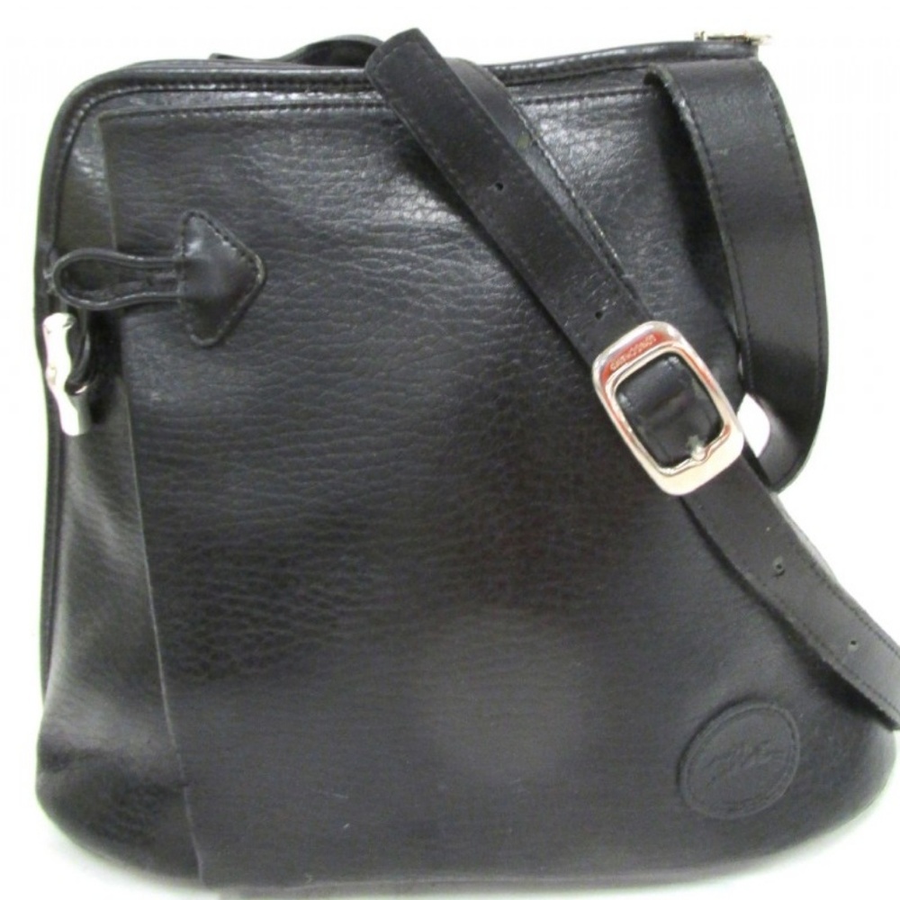 Longchamp 🐎 black leather crossbody